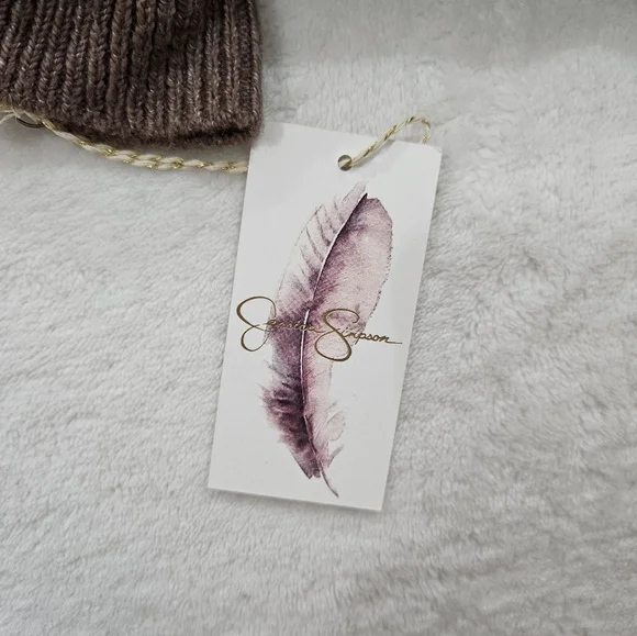 Jessica Simpson Turtle Neck Knit Sweater in Brown Women’s Size S - Picture 5 of 5